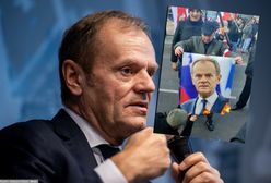 Na Marszu Niepodległości spalona flaga Niemiec i zdjęcie Tuska. Szef PO zareagował