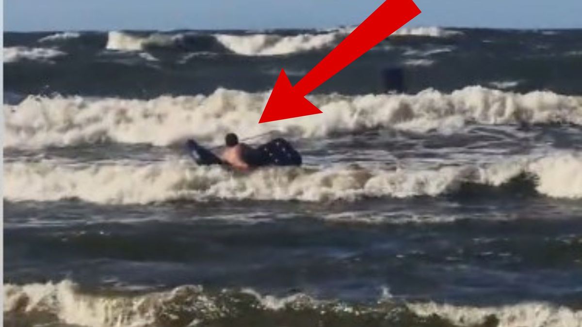 Ludzie lekceważą czerwoną flagę nad morzem. Ratownicy są wściekli