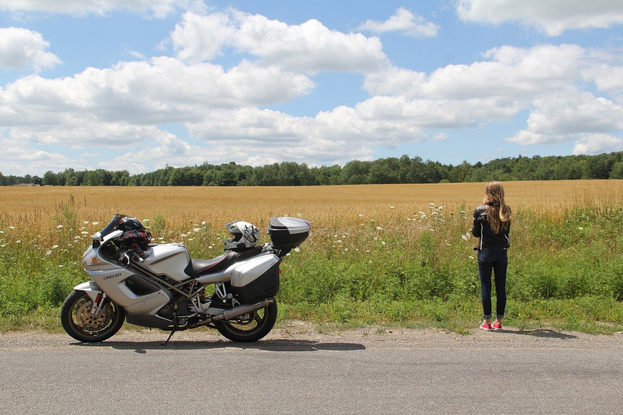 Travelling by motorcycle