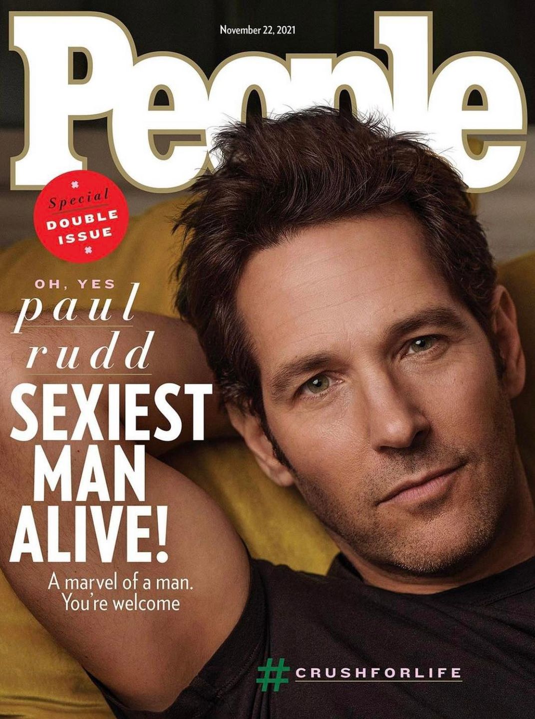 Paul Rudd najseksowniejszym mężczyzną według magazynu "People"