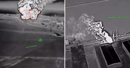 Uderzyli z kilku stron naraz. Potężny atak dronów na porty Rosjan
