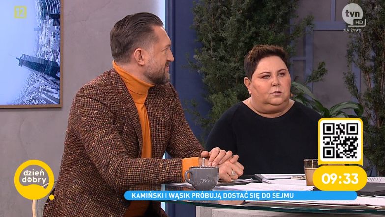 "DD TVN". Dorota Wellman komentuje awanturę przed Sejmem