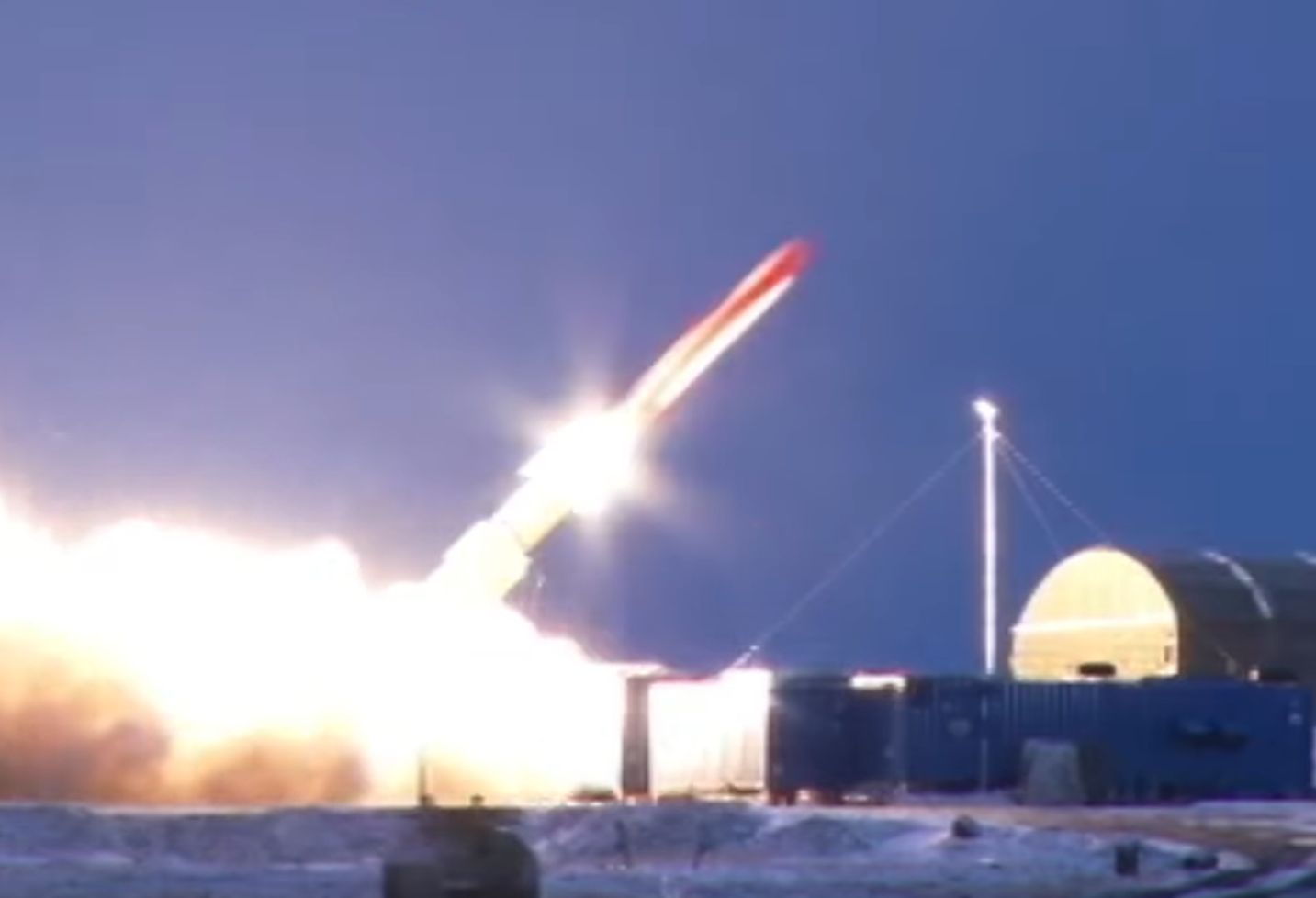 Start pocisku Buriewiestnik