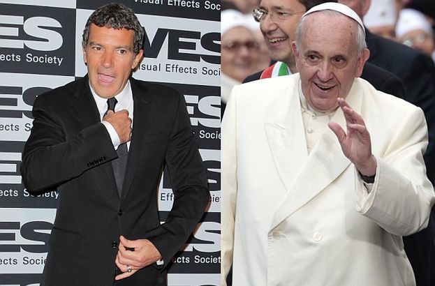 Banderas zagra... papieża Franciszka?!