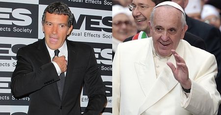 Banderas zagra... papieża Franciszka?!