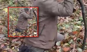 Ku przestrodze. Poszedł do lasu, wpadł po pas w mokradło