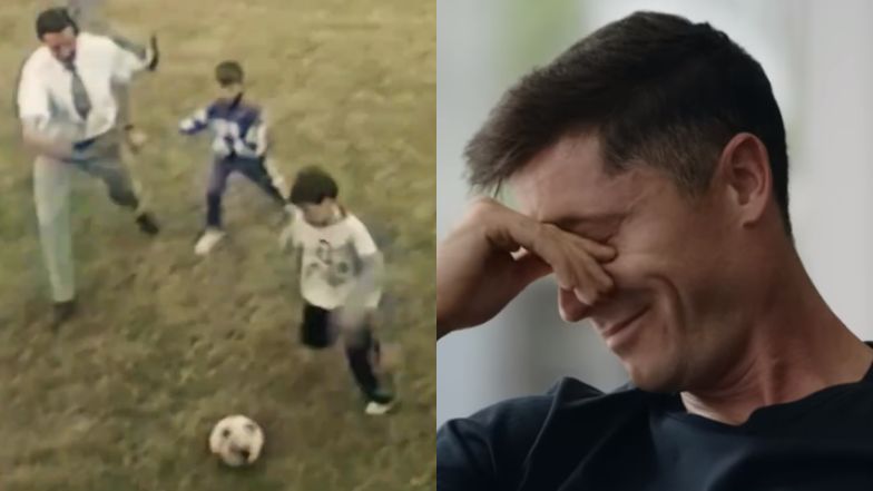 Robert Lewandowski ze łzami wspomina ojca w dokumencie o sobie. "Nie byłem gotowy na utratę taty w tak młodym wieku"