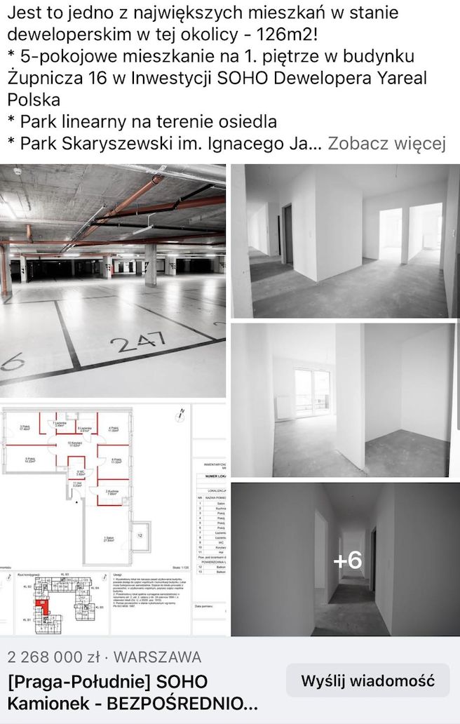 Jan Dąbrowski i Sylwia Przybysz sprzedają mieszkanie 