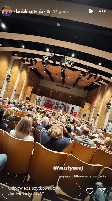 Daniel Martyniuk odwiedził operę