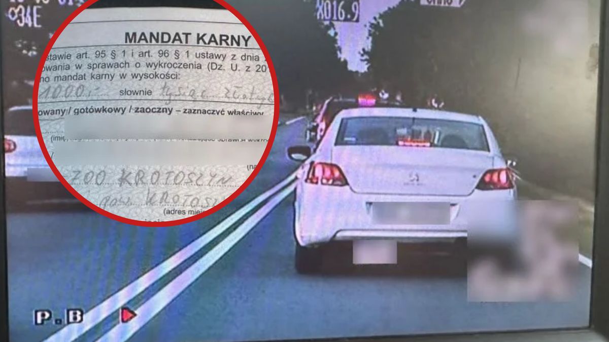 Mężczyzna miał się cieszyć z nowego samochodu