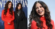 Wiecznie młoda Catherine Zeta-Jones w krwistoczerwonej sukience pozuje u boku serialowej córki. Wyglądają jak siostry? (FOTO)