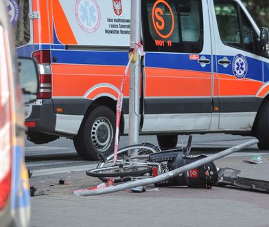 Toruń. Tragedia na Szosie Chełmińskiej. Rowerzysta nie żyje
