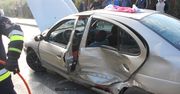 Wypadek na skrzyżowaniu ulicy Wspólnej i Kopernika