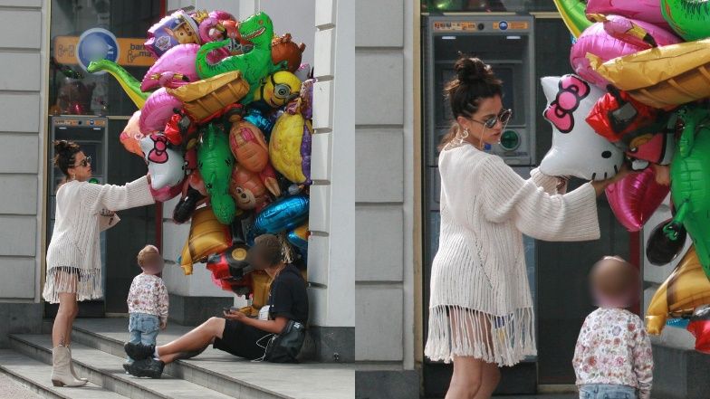 Maja Hyży spaceruje z rodziną po Sopocie