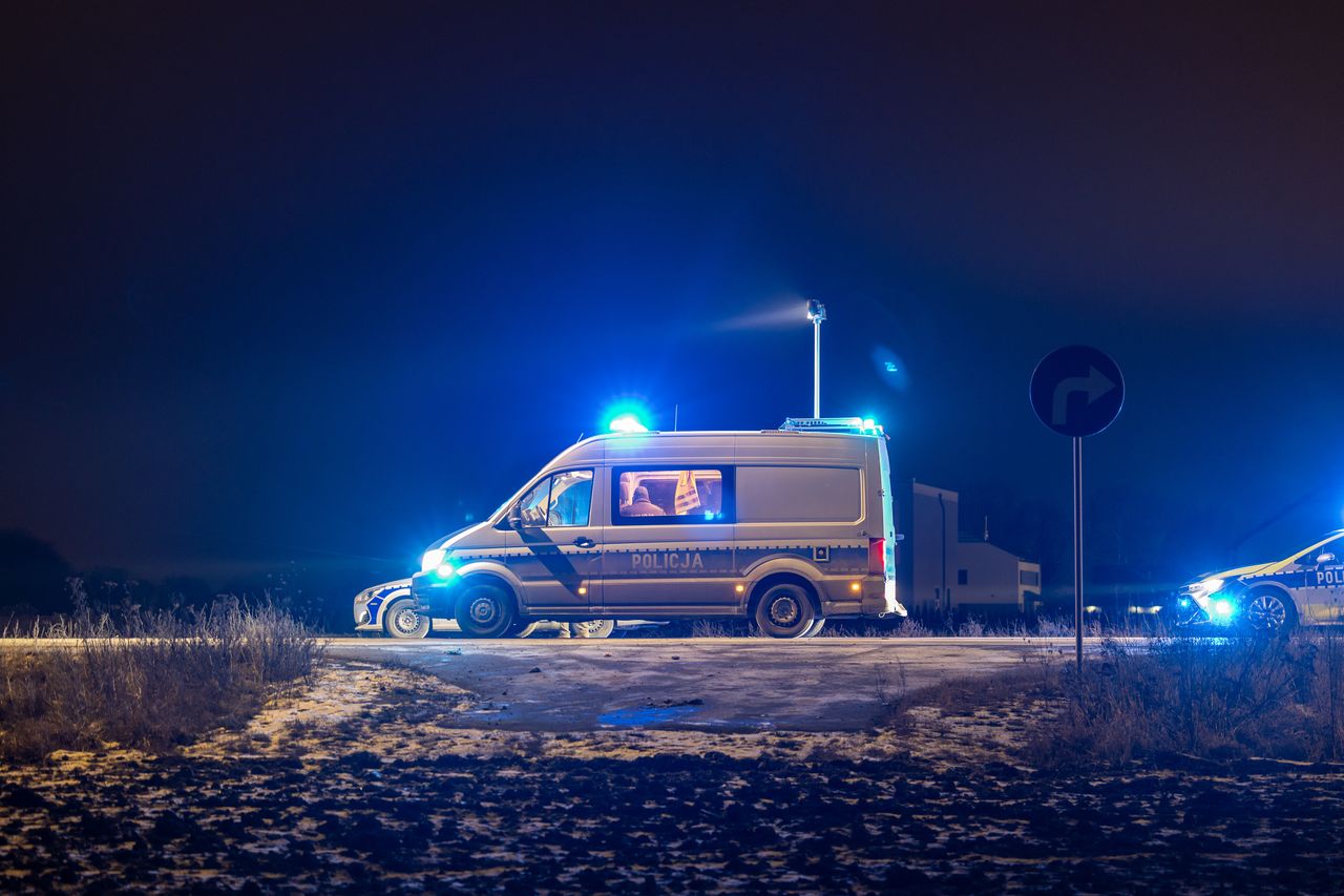BMW uderzyło w łosia pod Kunowem. Dwie osoby trafiły do szpitala
