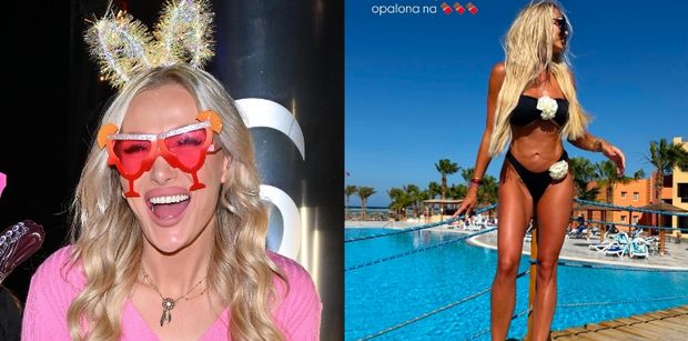 Eliza Trybała pozuje w czarnym bikini w Egipcie i dumnie ogłasza: "Dawno nie byłam tak opalona" (FOTO)