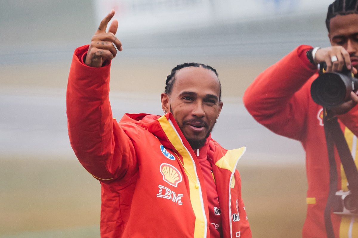 Lewis Hamilton immortalised in Naples with new Ferrari figurine