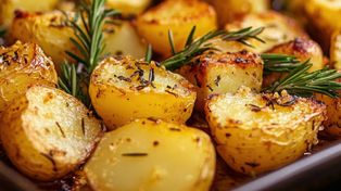 Obtaczam w niej ziemniaczki. Nie ma składnika, który nadawałby im większej chrupkości