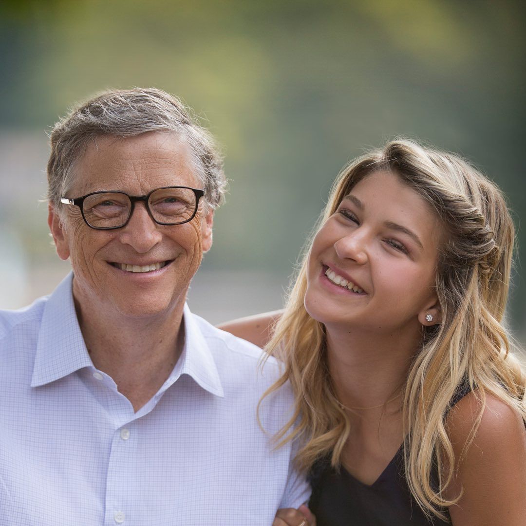 Bill Gates i córka jego oraz Melindy, Phoebe 