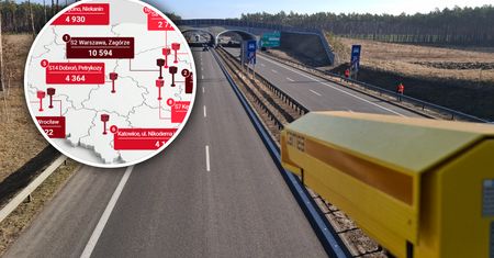 Top 10 odcinkowych pomiarów prędkości. Tu kierowcy wpadają tysiącami