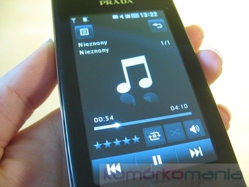 Cellna recenzja: LG Prada II z zegarkiem Bluetooth 7