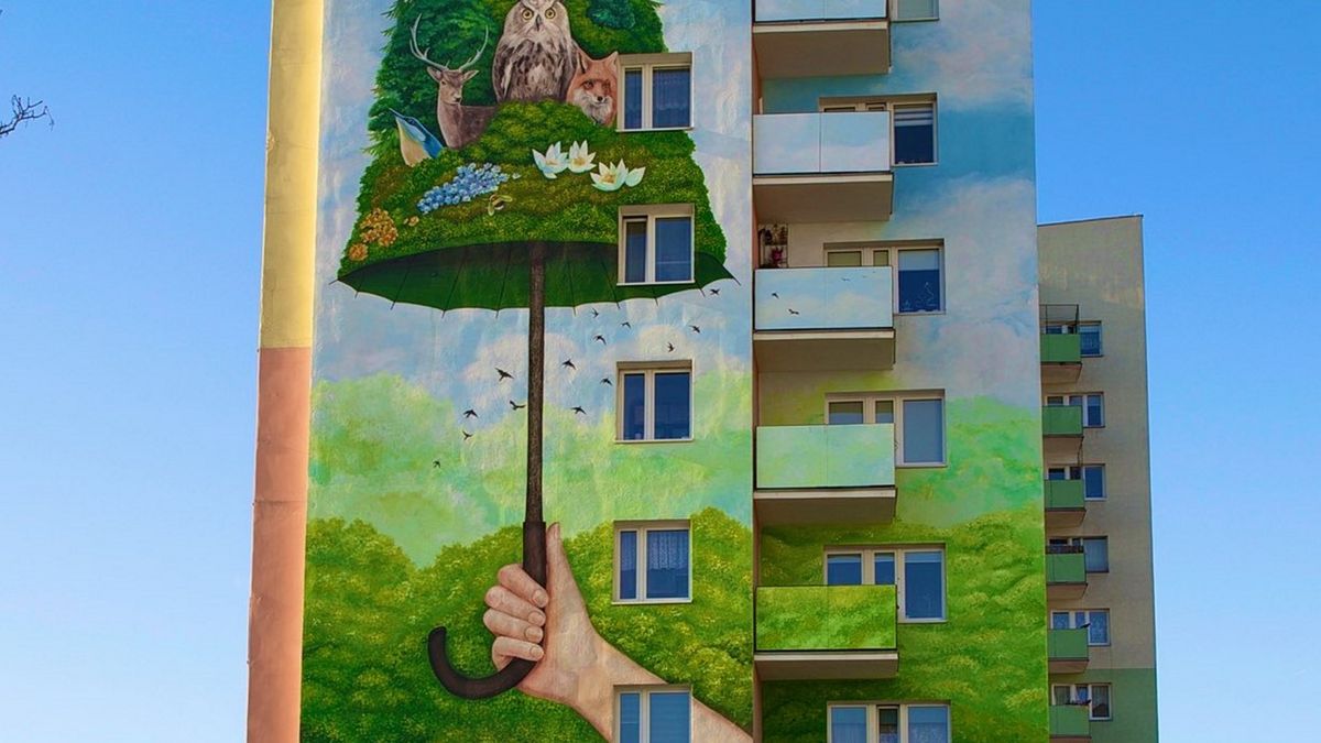 W Bydgoszczy powstał ekologiczny mural. 