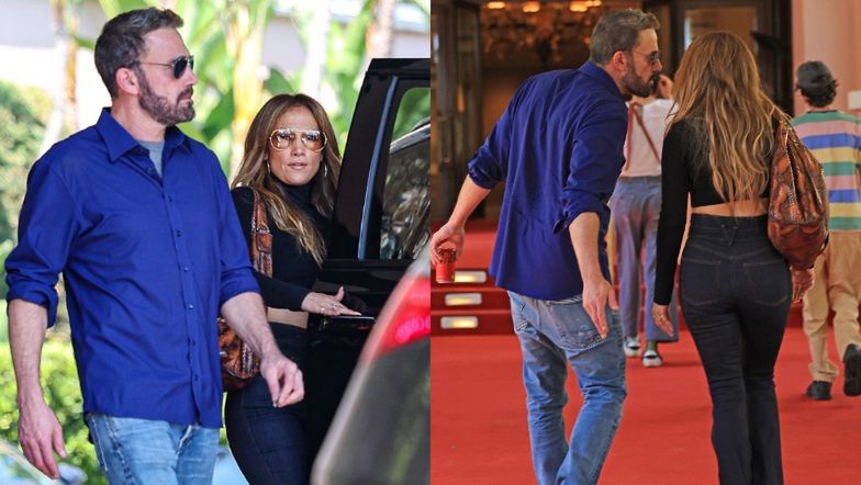 Jennifer Lopez i Ben Affleck na lunchu z dziećmi
