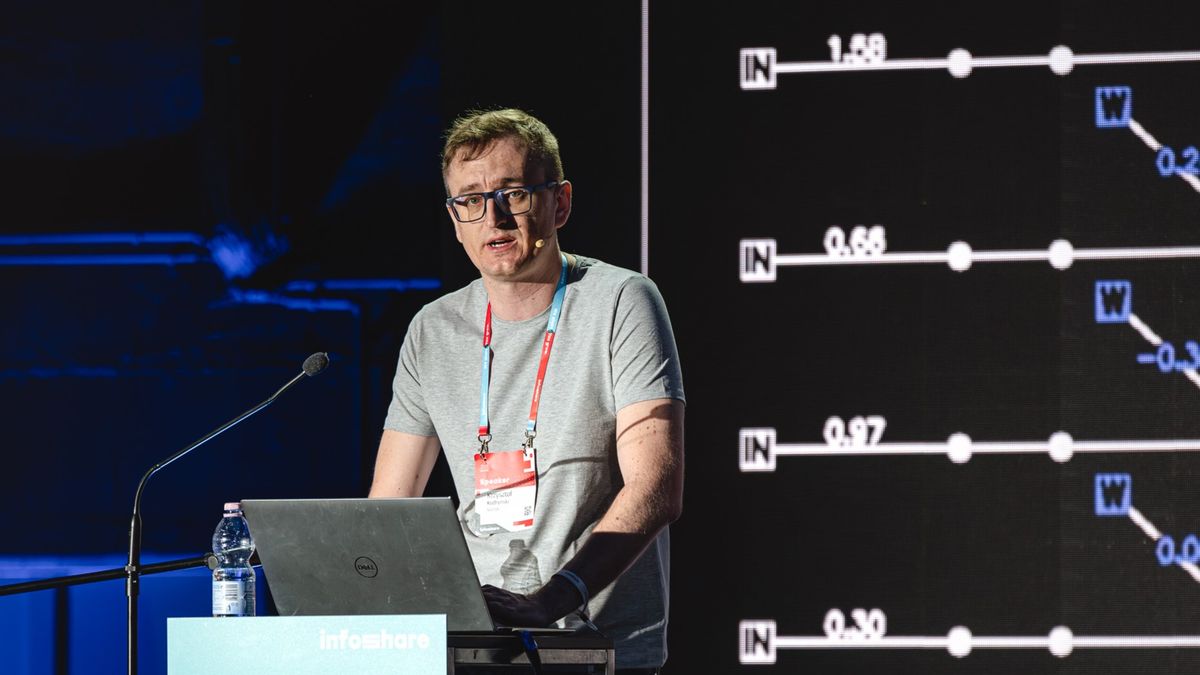 Krzysztof Kudryński podczas Infoshare 2023