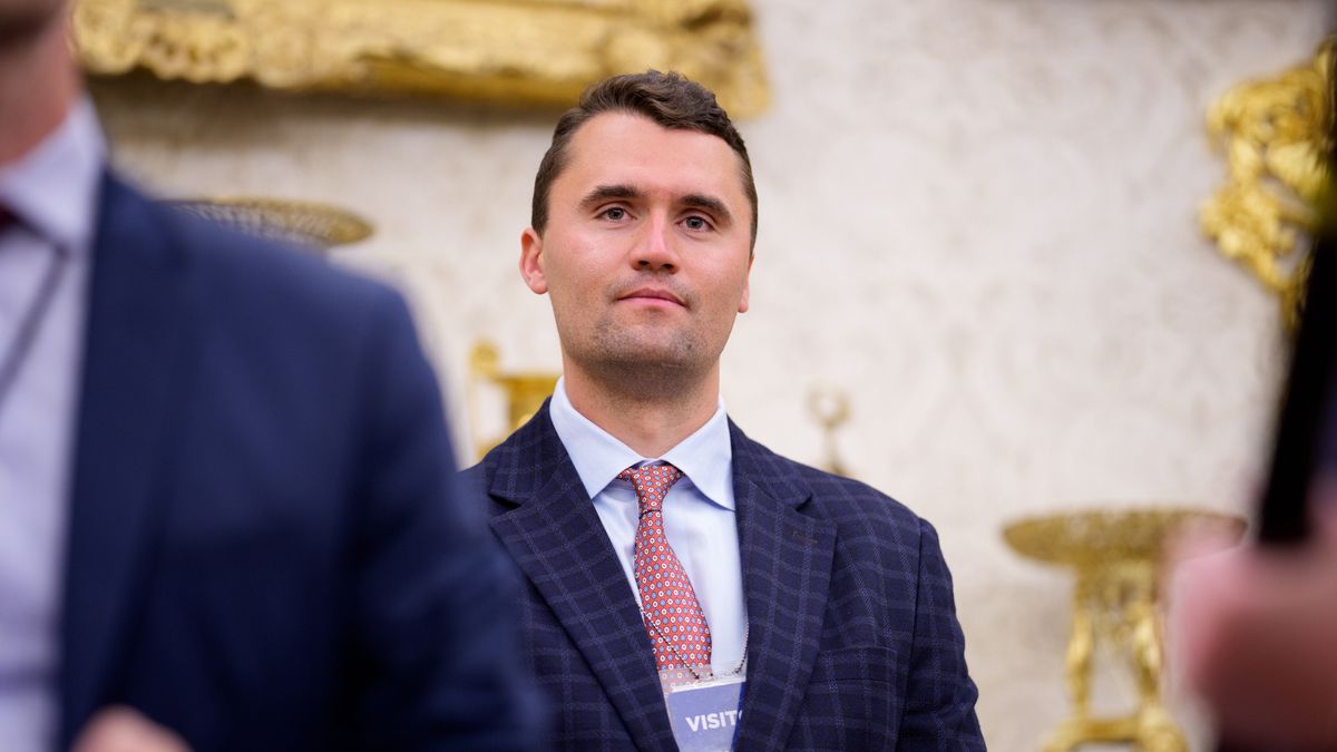 President Trump Holds Swearing-In Ceremony For Interim U.S. Attorney For D.C. Jeanine Pirro
WASHINGTON, DC - MAY 28: Turning Point USA co-founder Charlie Kirk stands in the back of the room as U.S. President Donald Trump speaks during a swearing in ceremony for interim U.S. Attorney for Washington, D.C. Jeanine Pirro in the Oval Office of the White House on May 28, 2025 in Washington, DC. Trump has announced Pirro, a former Fox News personality, judge, prosecutor, and politician, after losing support in the Senate for his first choice, Ed Martin, over his views on the January 6, 2021 attack on the U.S. Capitol. (Photo by Andrew Harnik/Getty Images)
Andrew Harnik