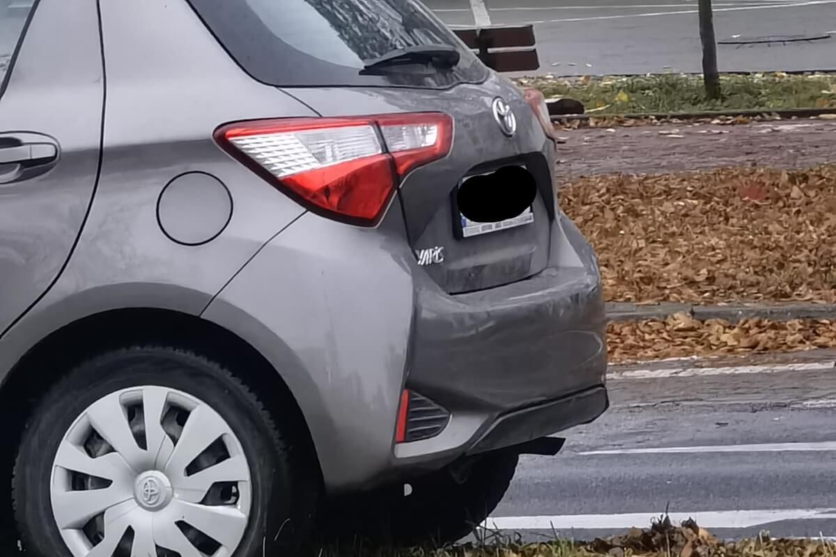 Skoda uderzyła w tył toyoty na al. Andersa