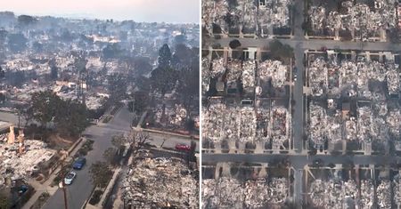 Obrazy jak z horroru. Skala zniszczeń w Los Angeles na zdjęciach satelitarnych i nagraniach