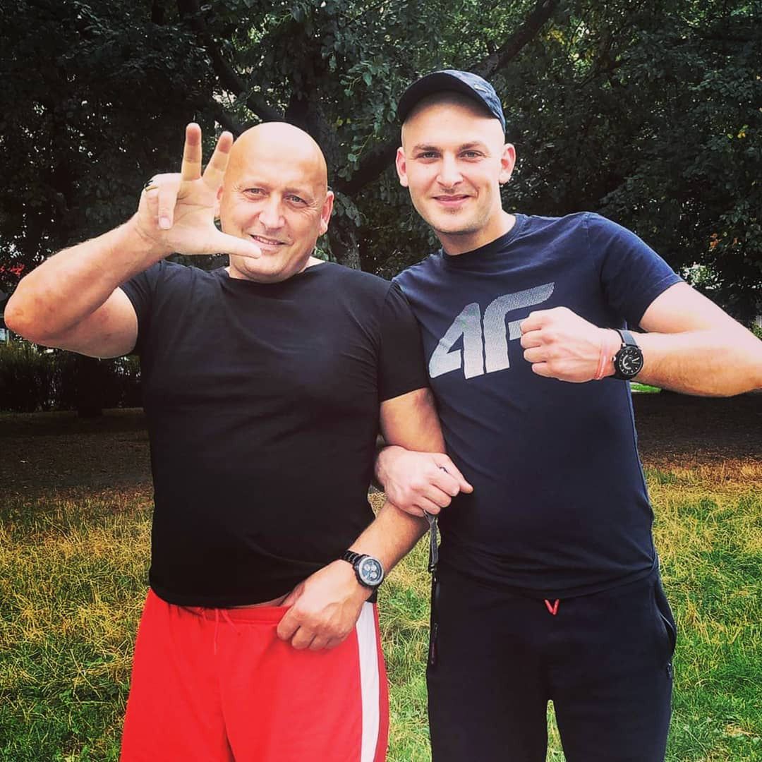 Jacek Wójcik z "Królowych życia" z synem