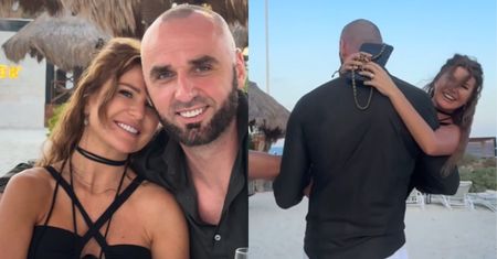 Marcin Gortat z żoną świętują trzecią rocznicę ślubu na RAJSKIEJ plaży. Romantycznie? (WIDEO)