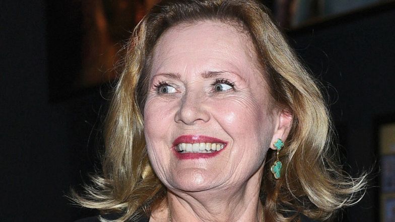 Grażyna Szapołowska pozuje z dorosłą córką