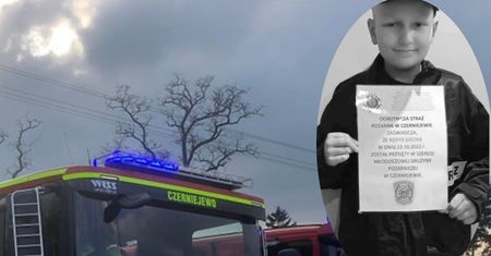 Smutek u strażaków. 12-letni Borys przegrał walkę z nowotworem