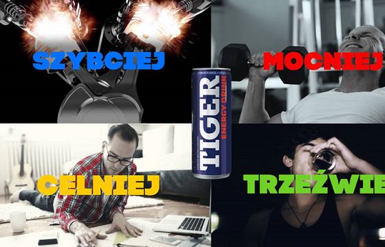 Tiger Energy Drink z nowymi reklamami pod hasłem „Mocniej, szybciej, celniej, trzeźwiej” (wideo)