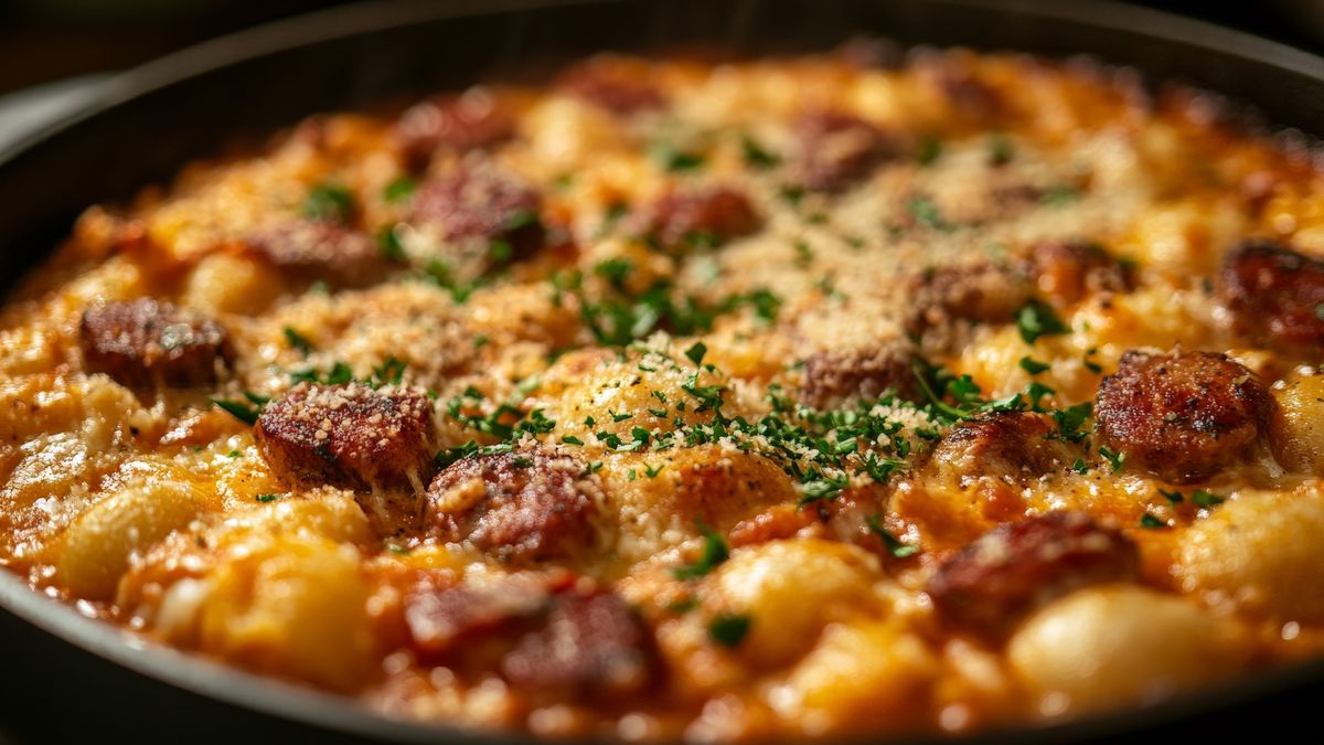 Zapiekanka gnocchi ze śmietaną i boczkiem będzie hitem jesieni