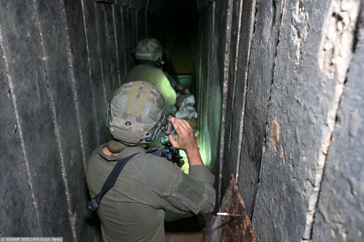 Izrael pokazuje tunele Hamasu pod szpitalem w Gazie