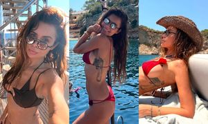 Natalia Siwiec szaleje na jachcie, chwaląc się smukłą sylwetką i WIELKĄ DZIARĄ na żebrach (ZDJĘCIA)