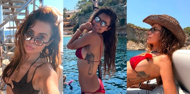 Natalia Siwiec szaleje na jachcie, chwaląc się smukłą sylwetką i WIELKĄ DZIARĄ na żebrach (ZDJĘCIA)