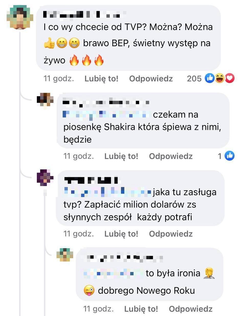 Komentarze internautów po tegorocznym Sylwestrze Marzeń