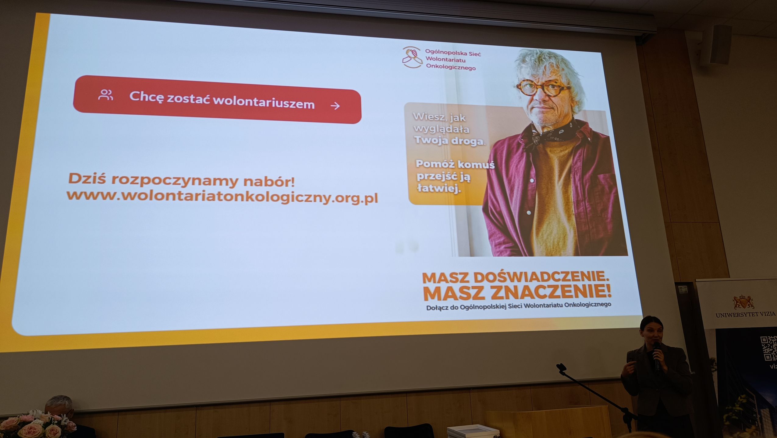 Magdalena Knefel zachęca do tego, by zostać wolontariuszem