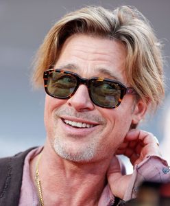 Brad Pitt na premierę przyszedł w spódnicy. Jak wyglądał?