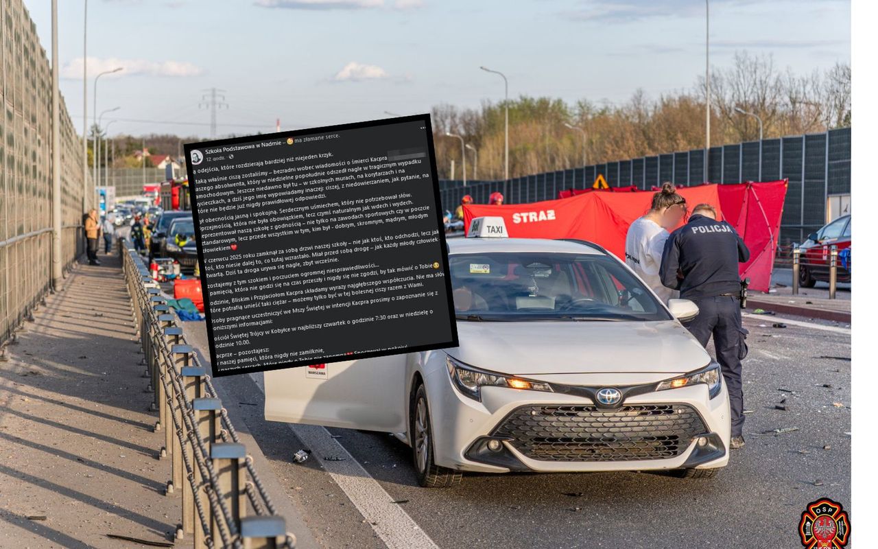 Tragedia w Łomiankach. Szkoła żegna 15-letniego Kacpra