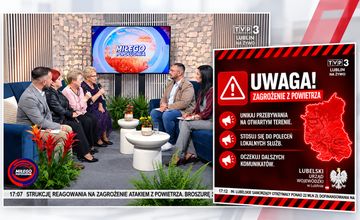 Kanał TVP przerwał program. "Musimy ewakuować się do naszego schronu"