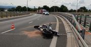 Tragedia na węźle autostrady A4 i drogi S3. Nie żyje motocyklista