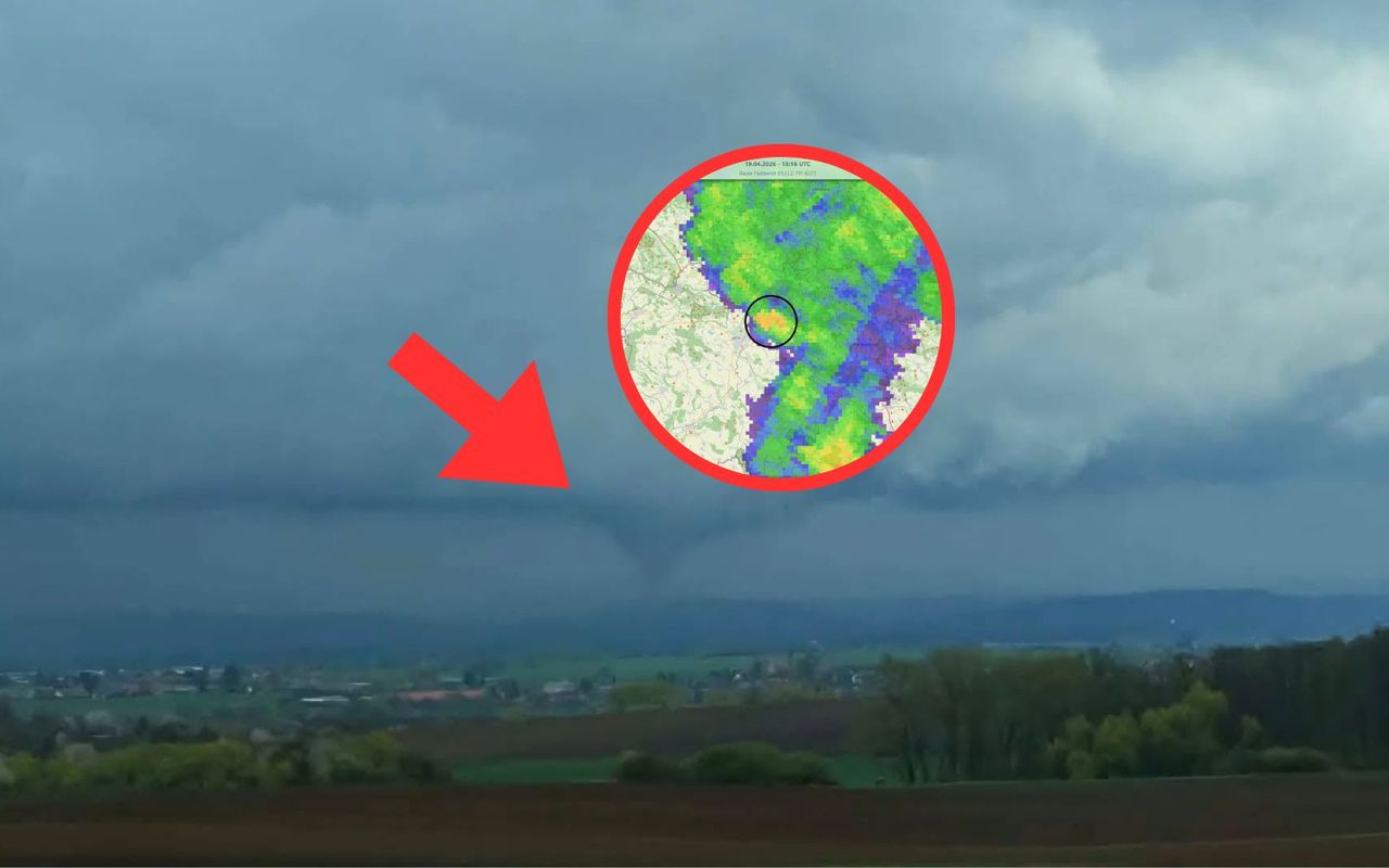60 km od granicy. Wykrył ją polski radar. Wieści o trąbie w Czechach