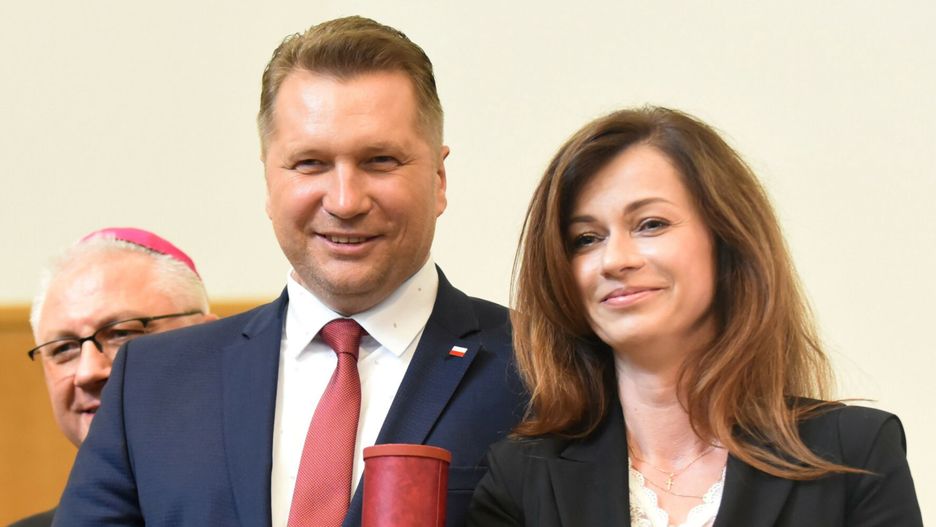 Przemysław Czarnek z żoną