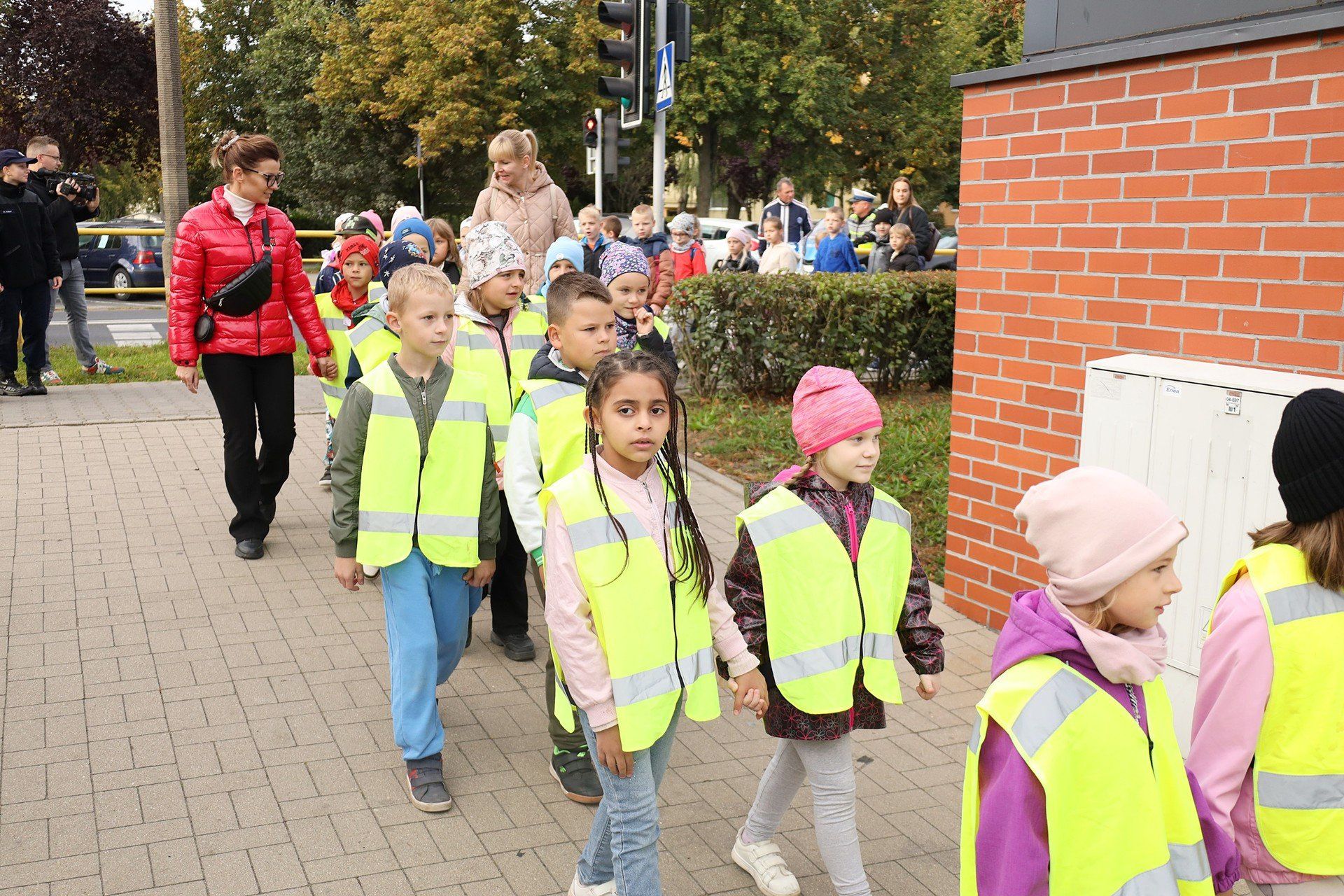 Bezpieczna droga do szkoły - akcja policjantów ze Śremu