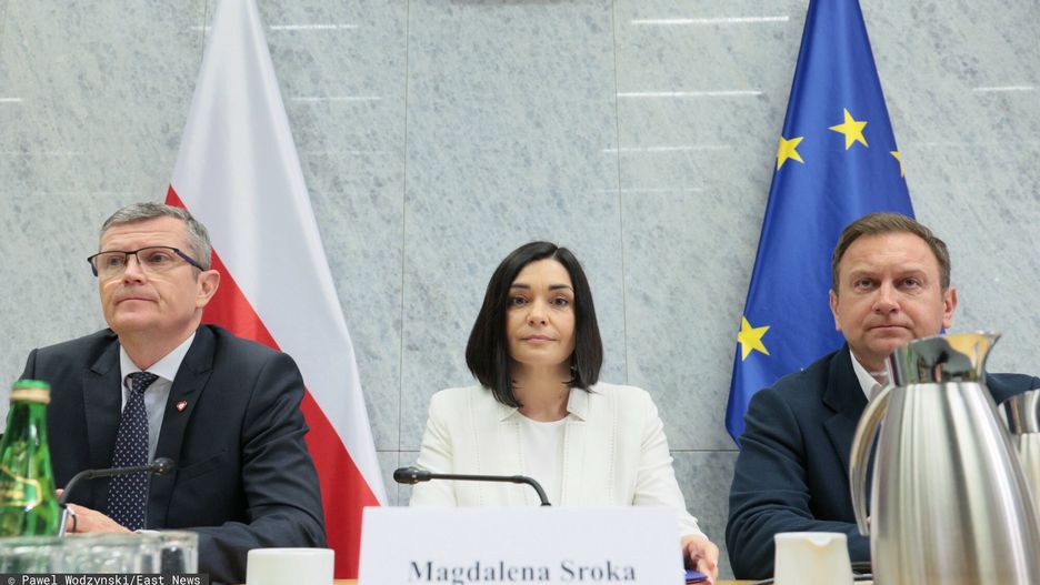 Magdalena Sroka i członkowie sejmowej komisji śledczej ds. Pegasusa